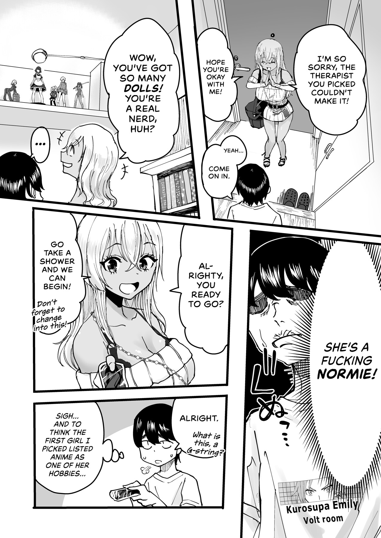 Hentai Manga Comic-Happy Endings with a Tanned Gyaru Massage Therapist-Read-5